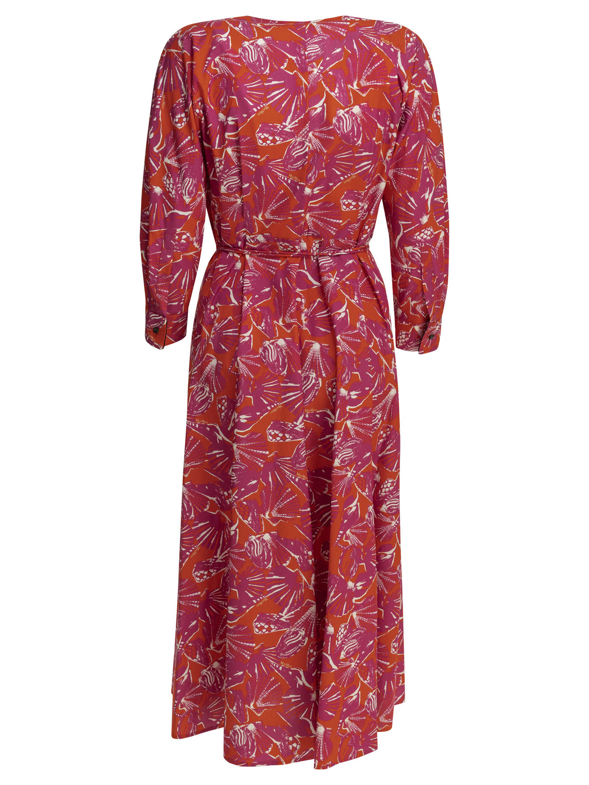 Max Mara Floral A-line midi dress - Pink