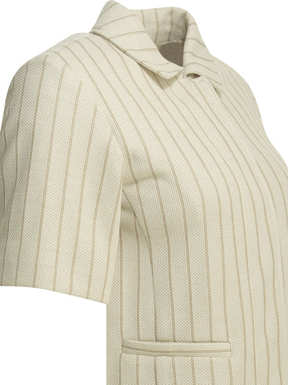 Max Mara Pinstripe blazer - White