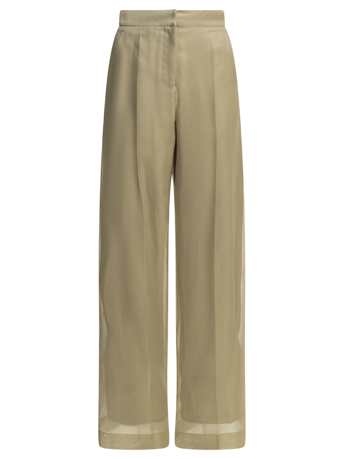 Max Mara Pianoforte Silk tailored pants - Beige