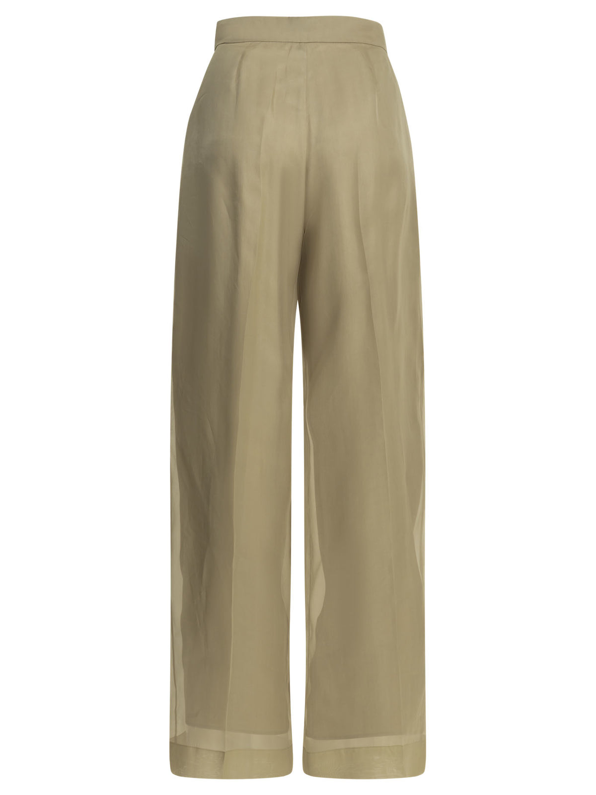 Max Mara Pianoforte Silk tailored pants - Beige