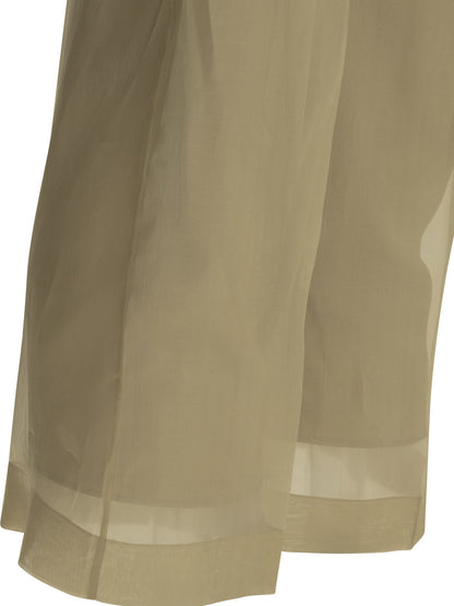 Max Mara Pianoforte Silk tailored pants - Beige