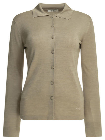 Max Mara Pure Silk blend cardigan - Beige