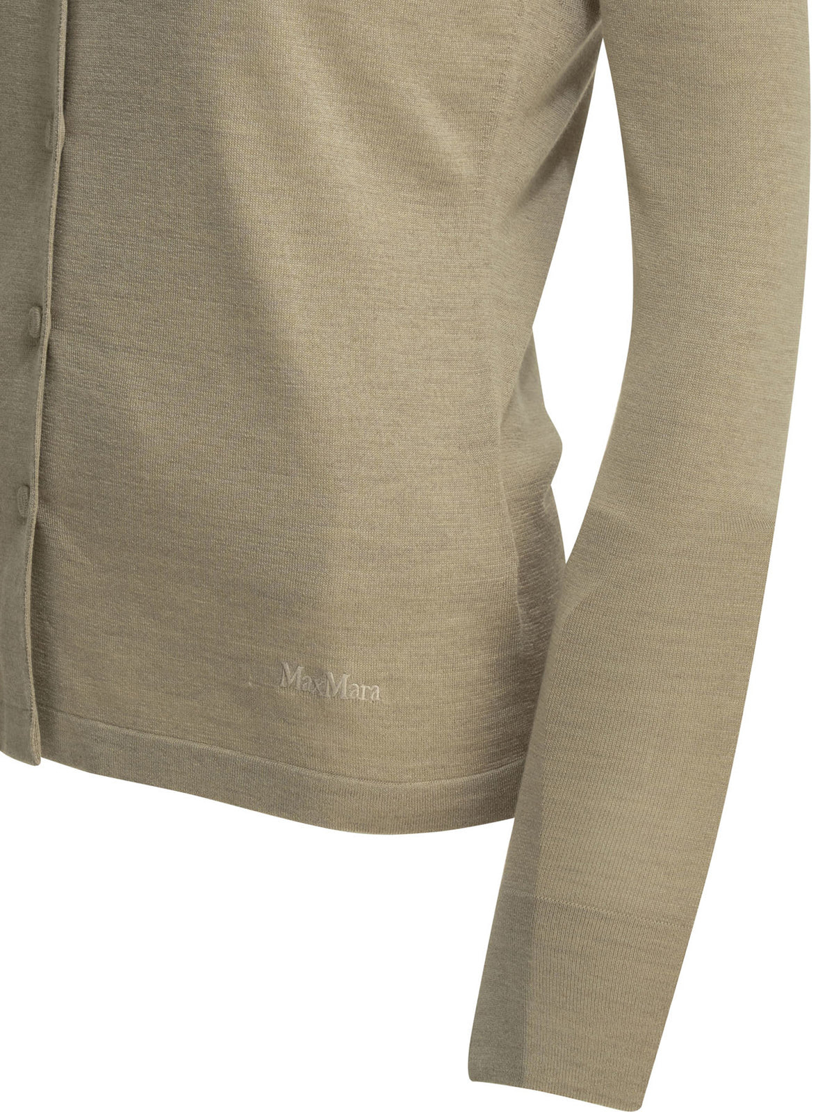 Max Mara Pure Silk blend cardigan - Beige