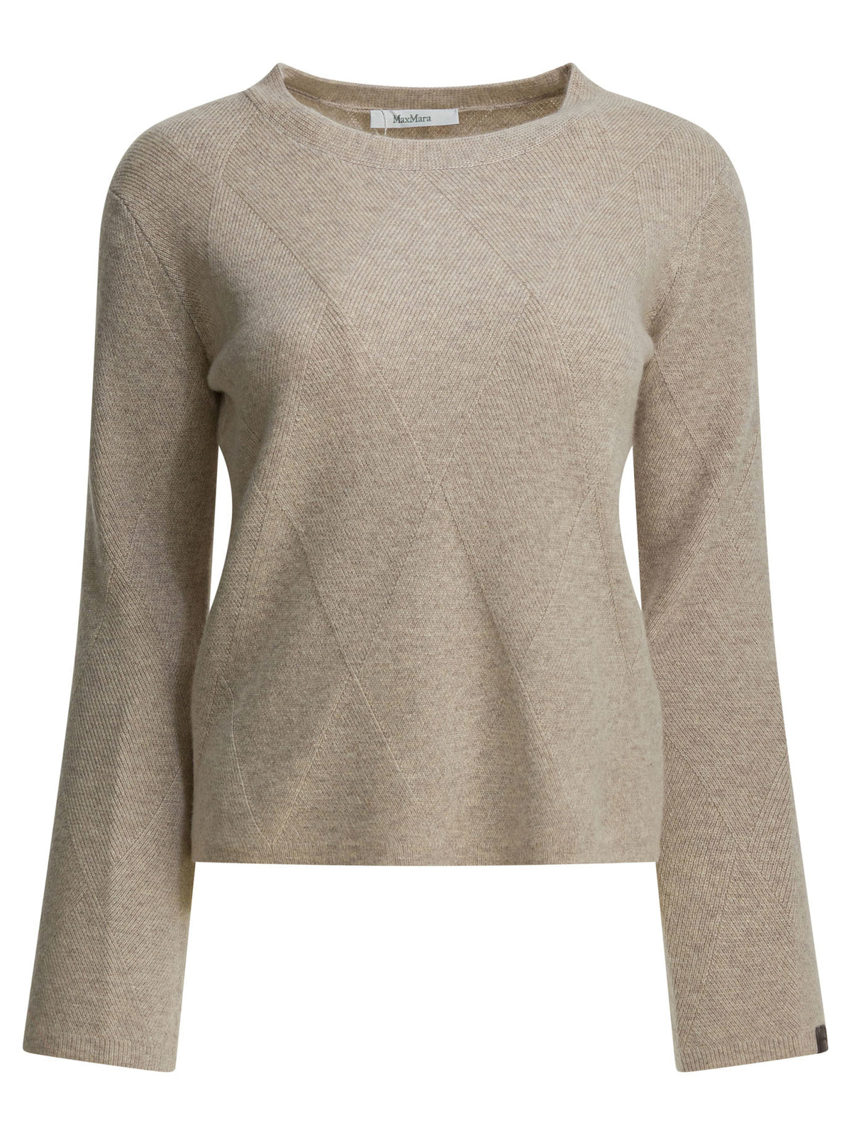 Max Mara Pure Cashmere crewneck sweater - Beige