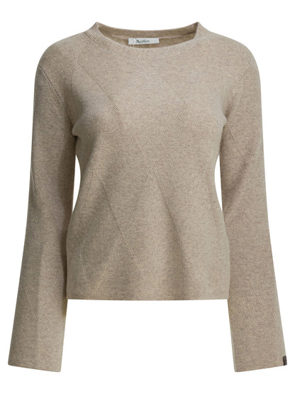 Max Mara Pure Cashmere crewneck sweater - Beige