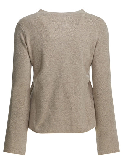 Max Mara Pure Cashmere crewneck sweater - Beige
