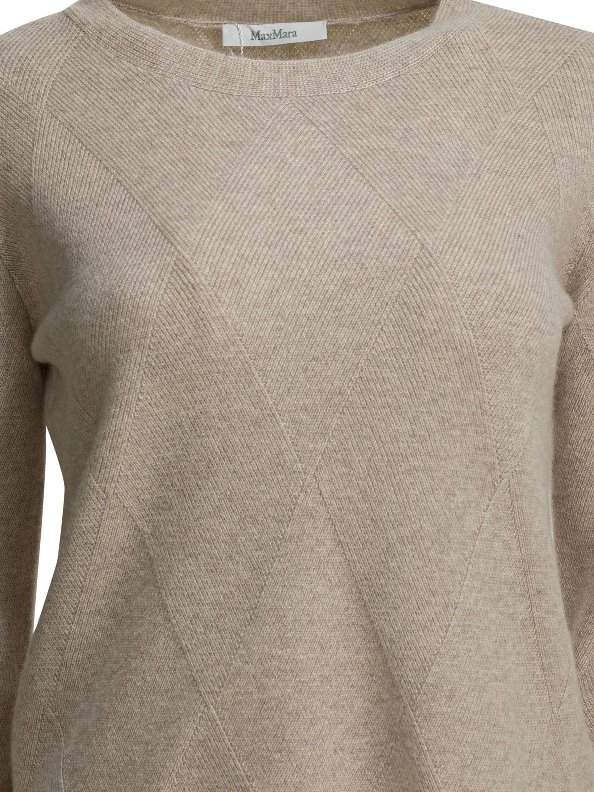Max Mara Pure Cashmere crewneck sweater - Beige