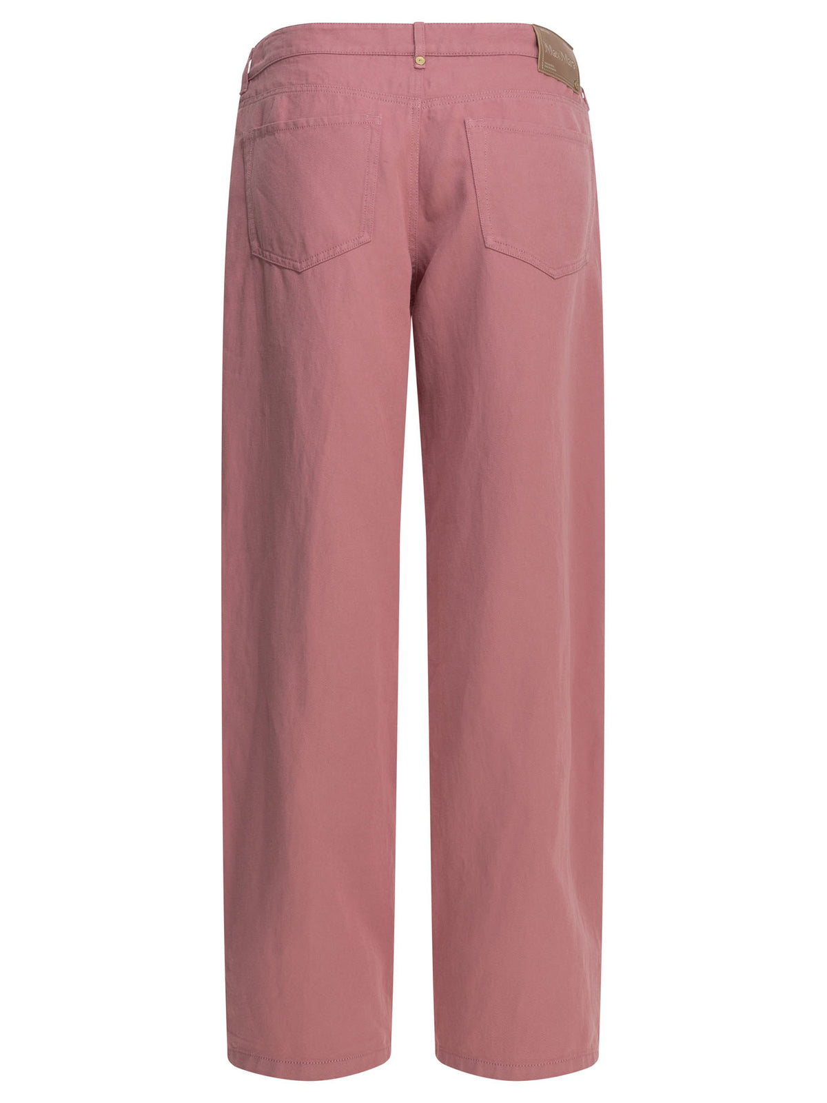 Max Mara Studio Casual cotton linen pants - Pink
