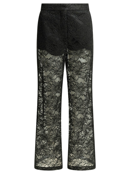 Max Mara Sportmax Casual lace pants - Black