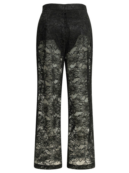 Max Mara Sportmax Casual lace pants - Black