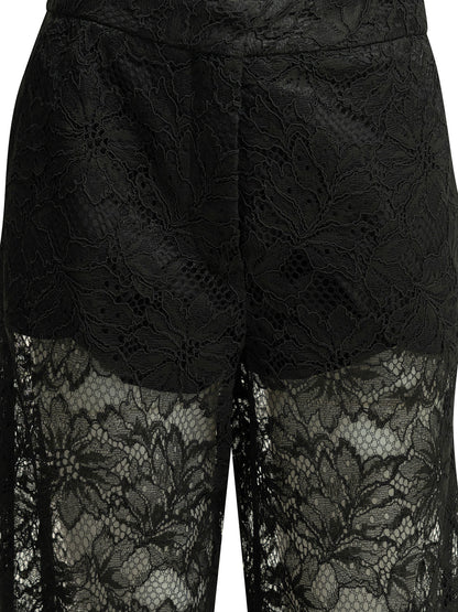Max Mara Sportmax Casual lace pants - Black