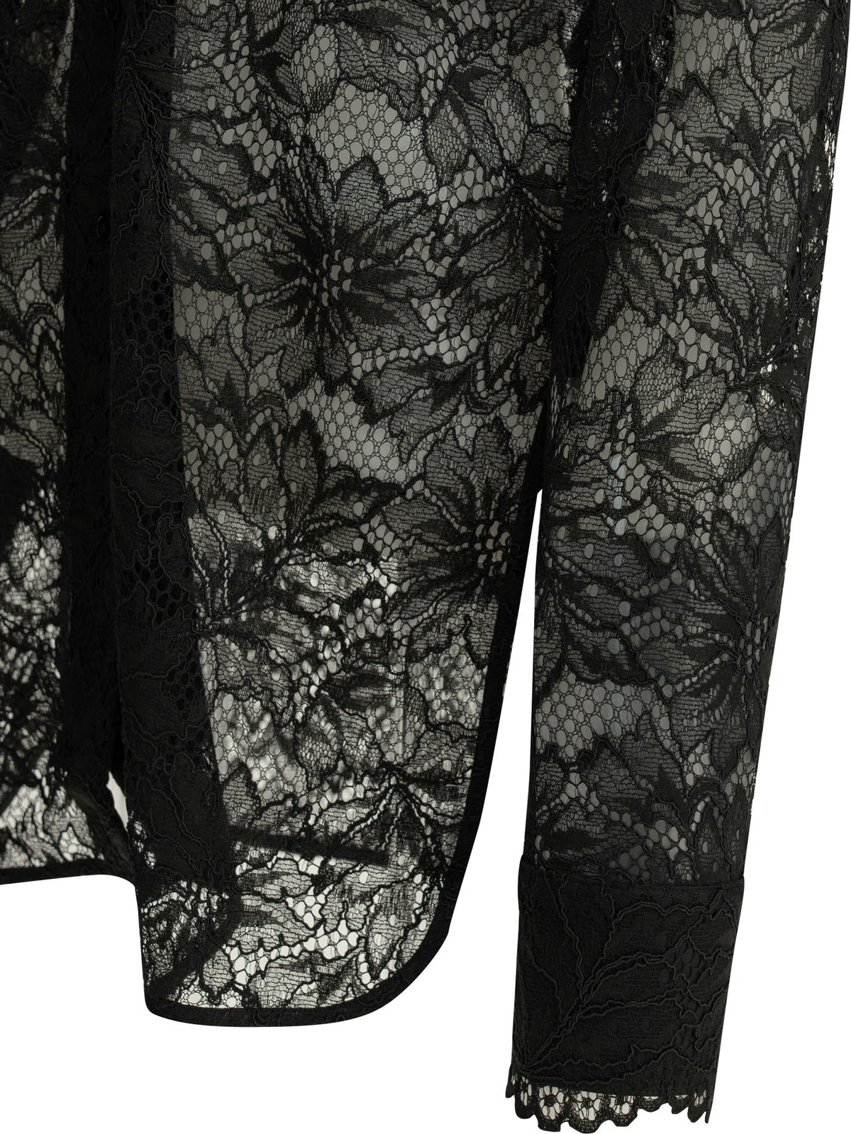 Max Mara Sportmax Casual lace shirt - Black