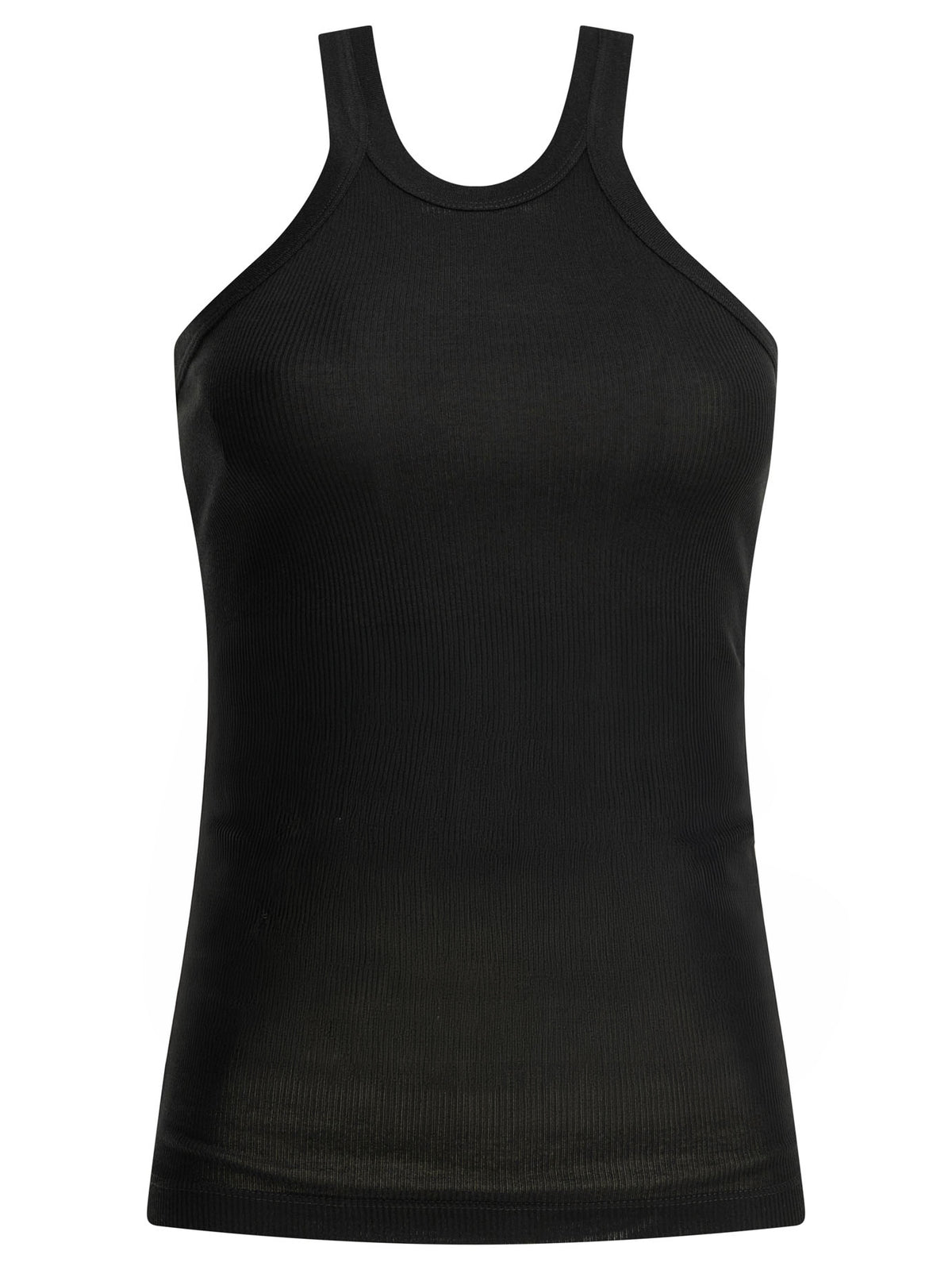 Max Mara Sportmax Cotton and silk tank top - Black