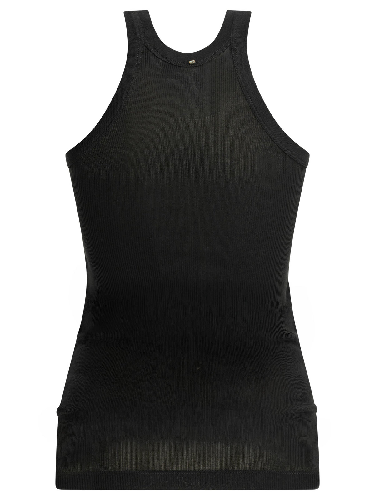 Max Mara Sportmax Cotton and silk tank top - Black