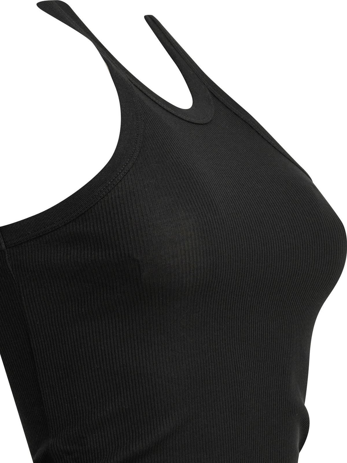Max Mara Sportmax Cotton and silk tank top - Black