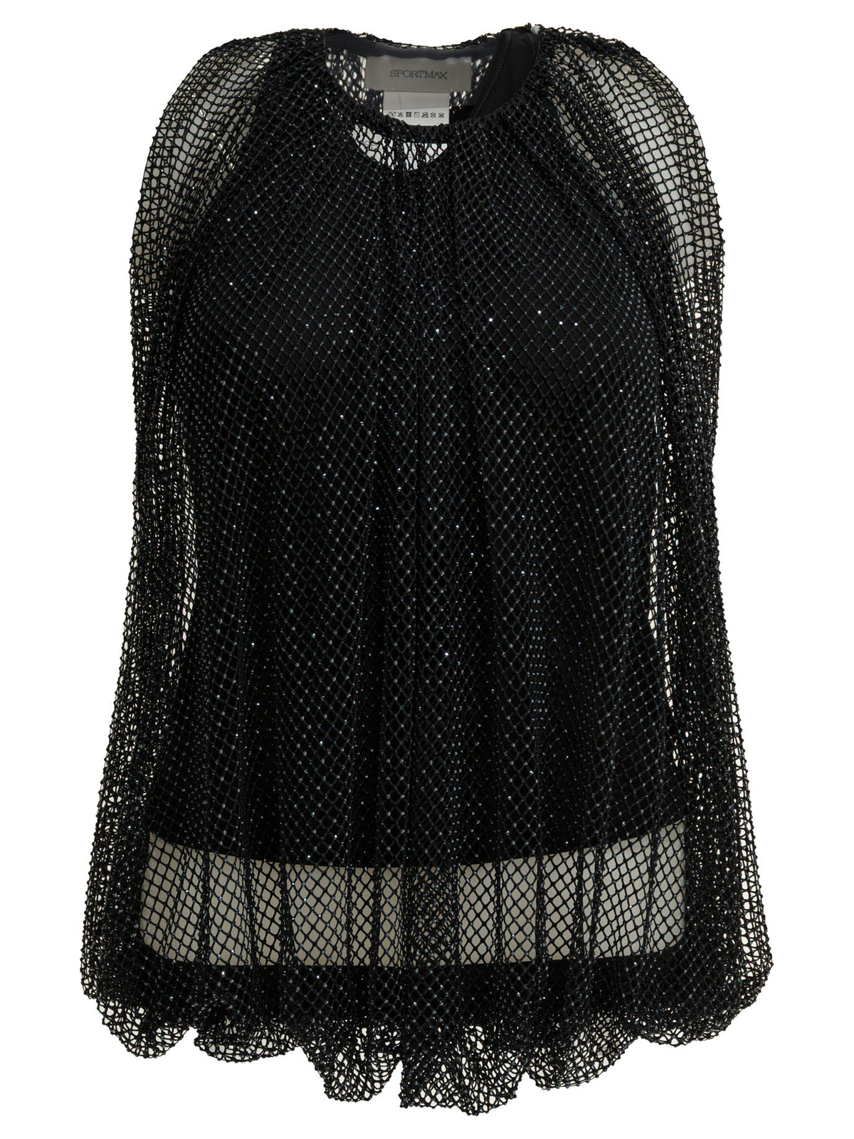 Max Mara Sportmax Sleeveless mesh top - Black