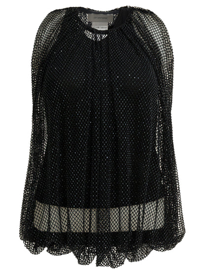 Max Mara Sportmax Sleeveless mesh top - Black