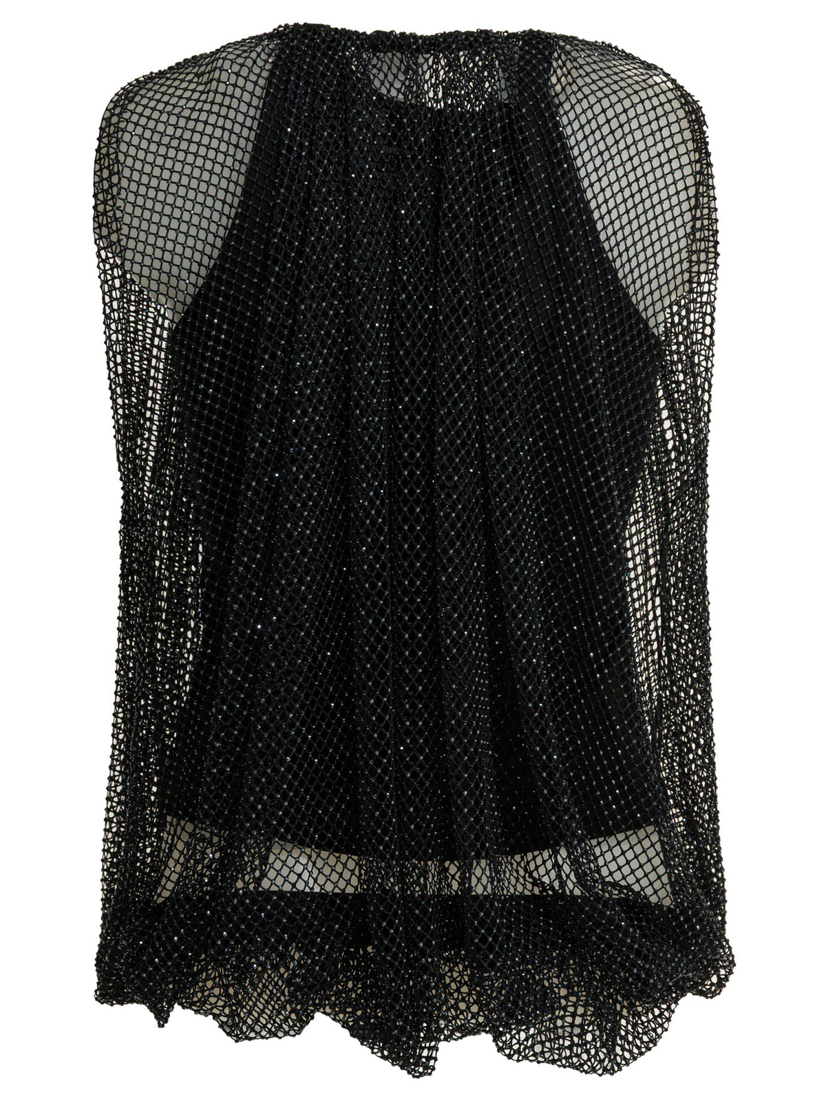 Max Mara Sportmax Sleeveless mesh top - Black