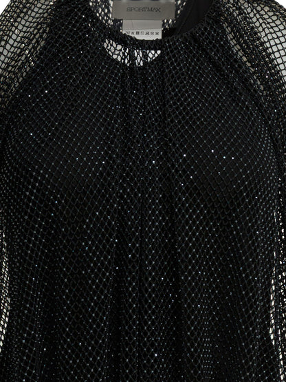 Max Mara Sportmax Sleeveless mesh top - Black