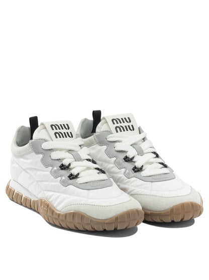 Miu Miu "Tyre" low sneakers - White