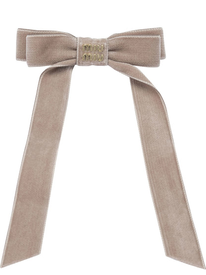 Miu Miu "Fiocco" hair clips - Pink