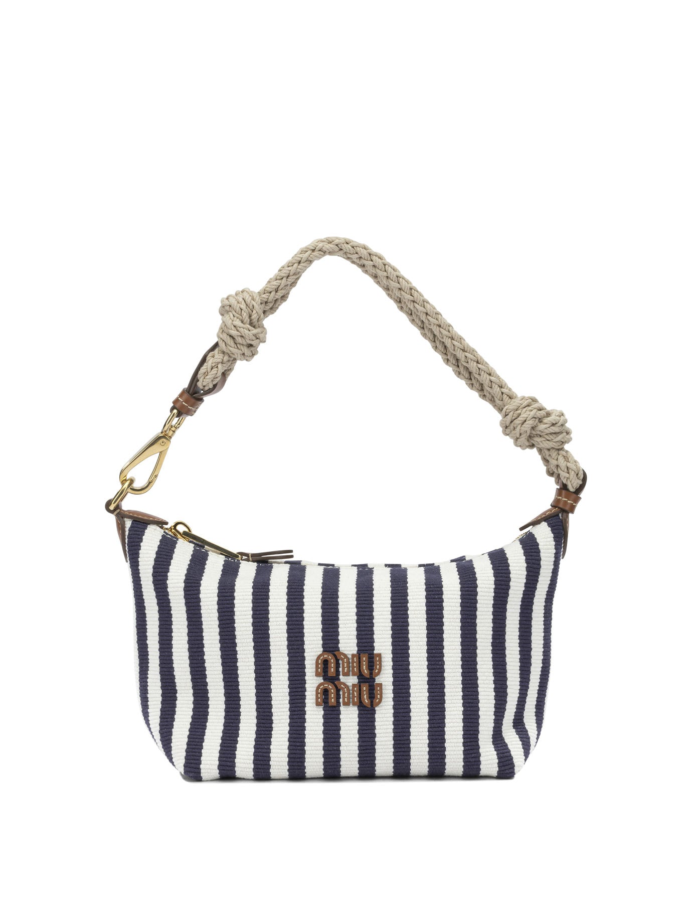 Miu Miu Small logo shoulder bag - Blue