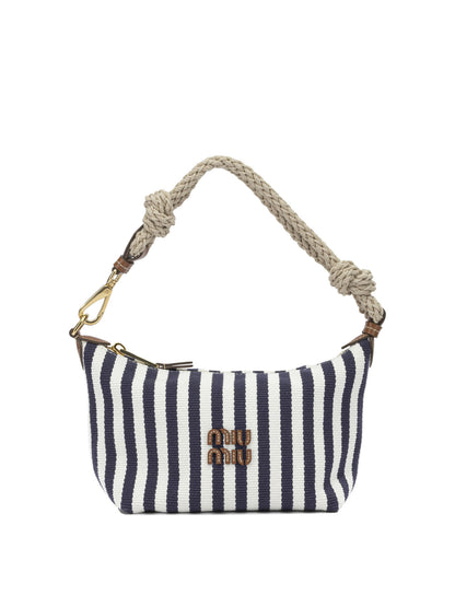 Miu Miu Small logo shoulder bag - Blue