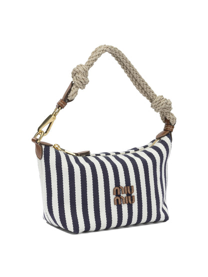 Miu Miu Small logo shoulder bag - Blue