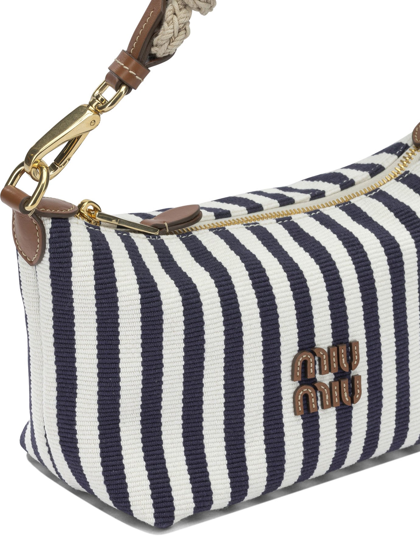 Miu Miu Small logo shoulder bag - Blue