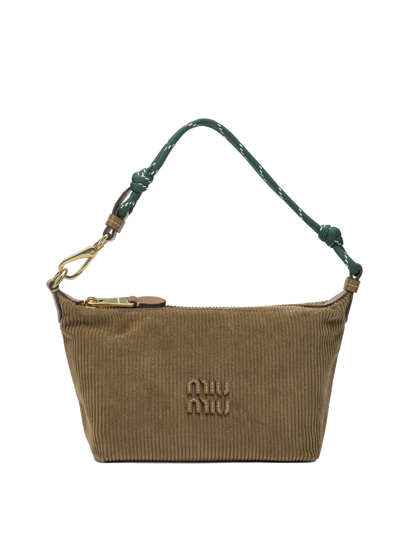 Miu Miu Small logo shoulder bag - Brown