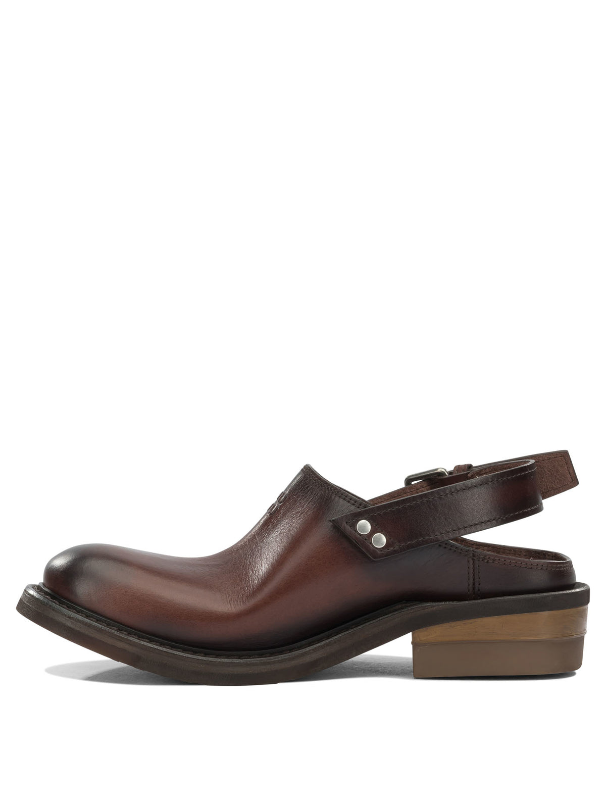 Miu Miu Sabot "Foule" - Brown