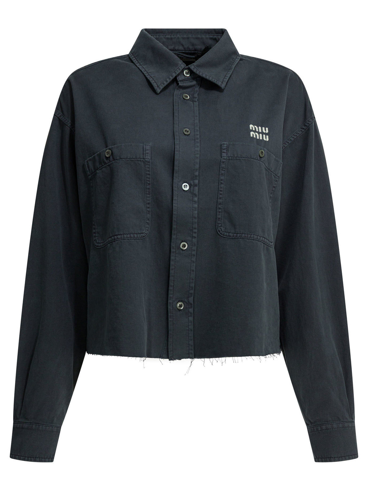 Miu Miu Light denim shirt - Grey