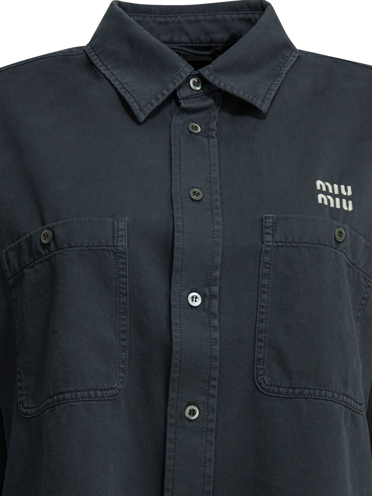 Miu Miu Light denim shirt - Grey