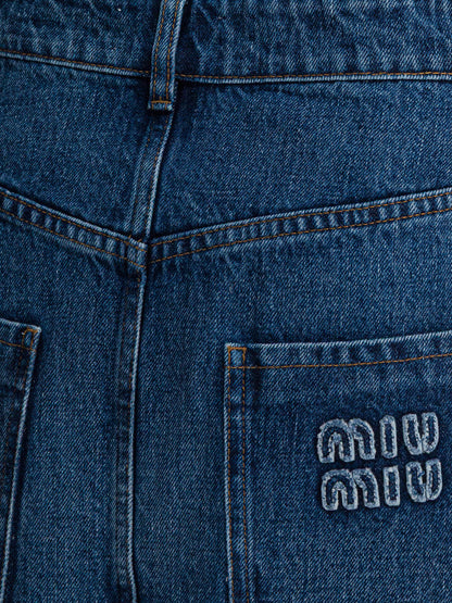 Miu Miu Denim miniskirt - Blue