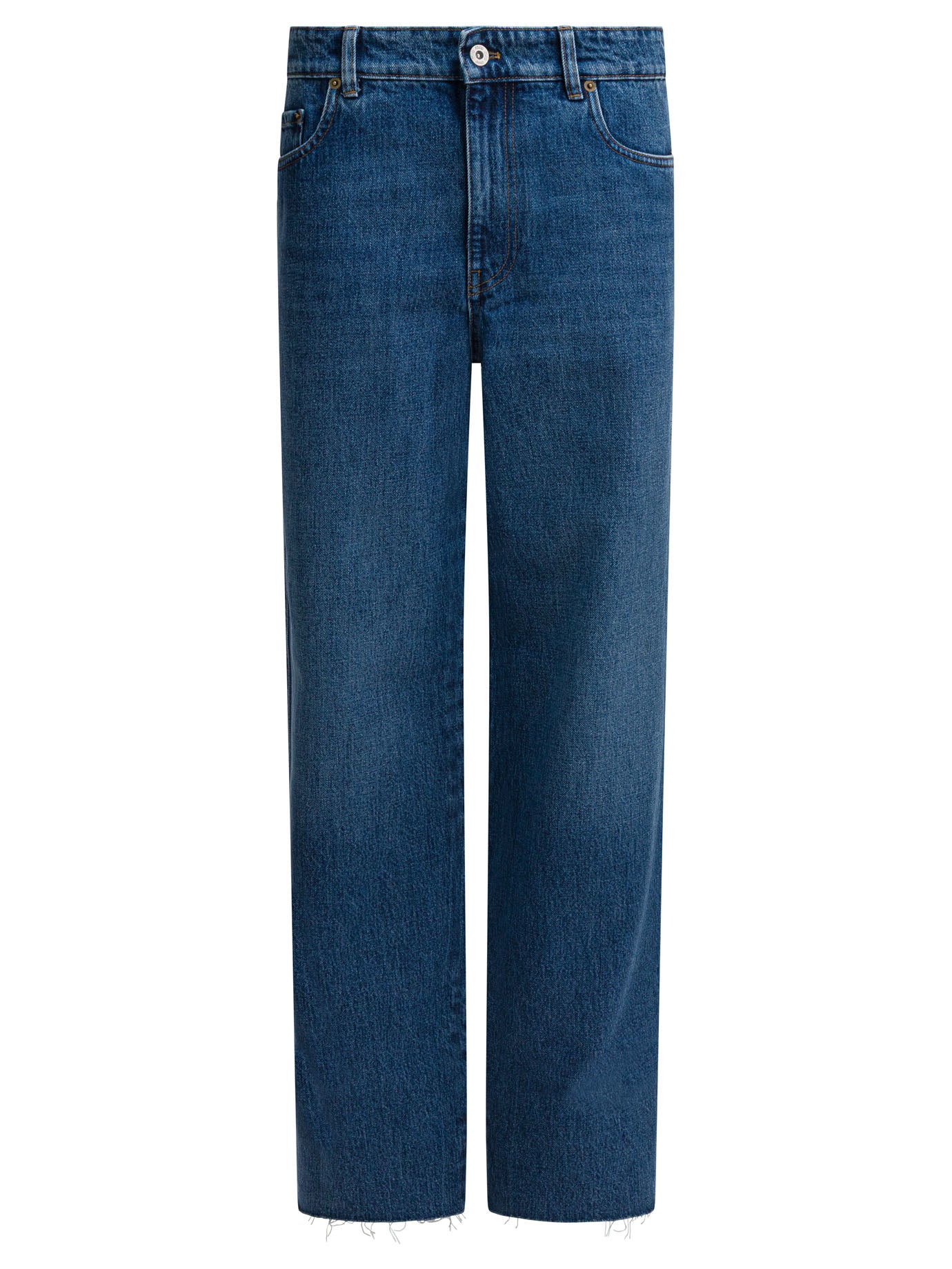 Miu Miu Five-pocket wide-leg jeans - Blue