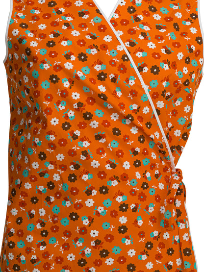 Miu Miu Short flared dress - Orange