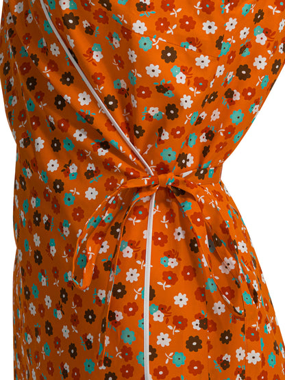 Miu Miu Short flared dress - Orange