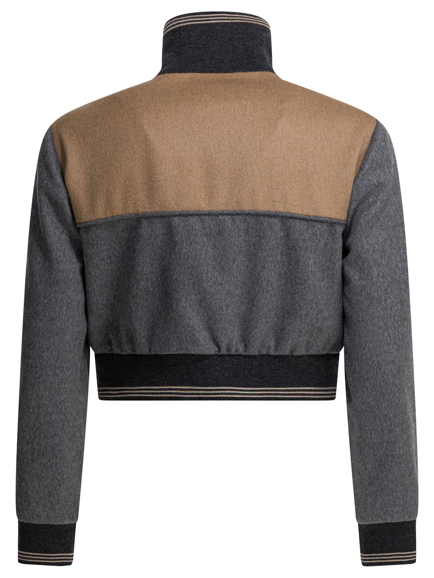 Miu Miu Wool and cashmere bomber jacket - Grey