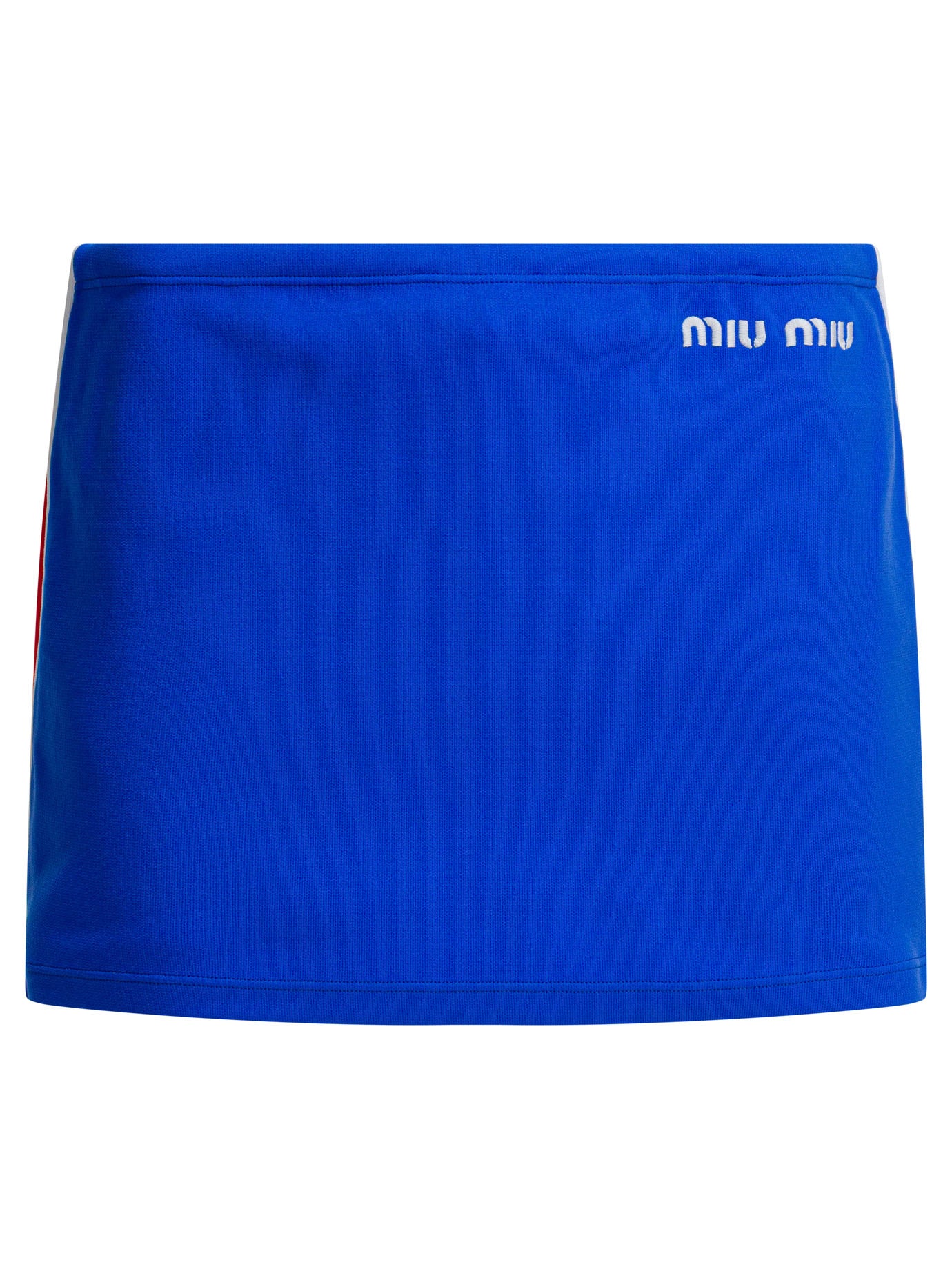 Miu Miu Technical fabric miniskirt - Blue
