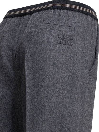 Miu Miu Velour pants - Grey