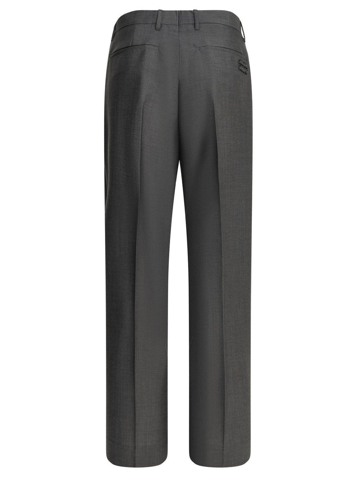 Miu Miu Tailored mohair pants - Grey