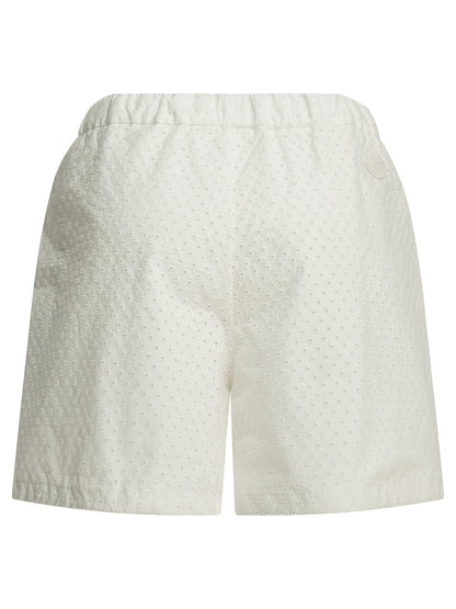 Moncler Short with laces - White