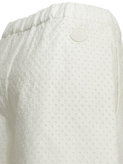 Moncler Short with laces - White