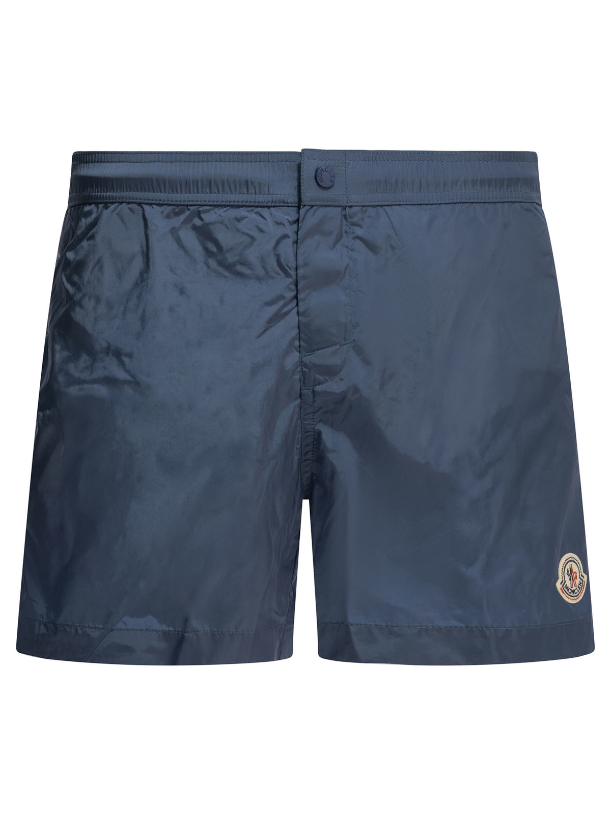 Moncler Swim shorts with logo - Blue