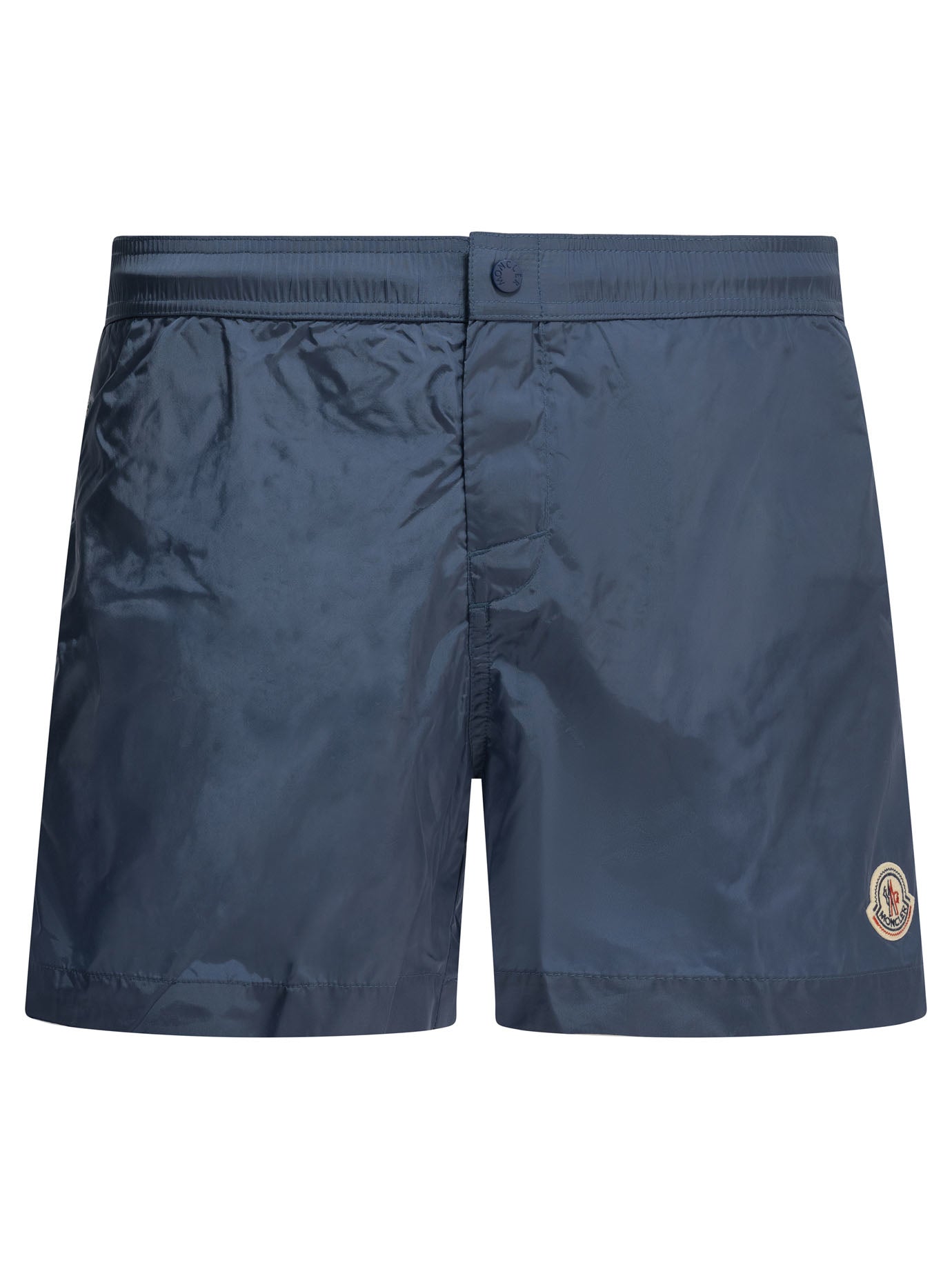 Moncler Swim shorts with logo - Blue