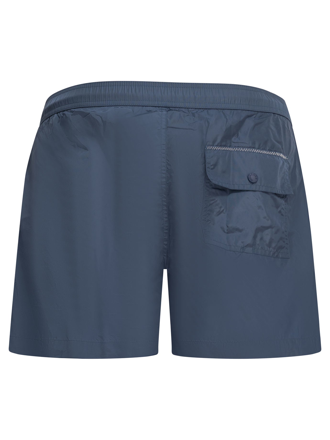 Moncler Swim shorts with logo - Blue