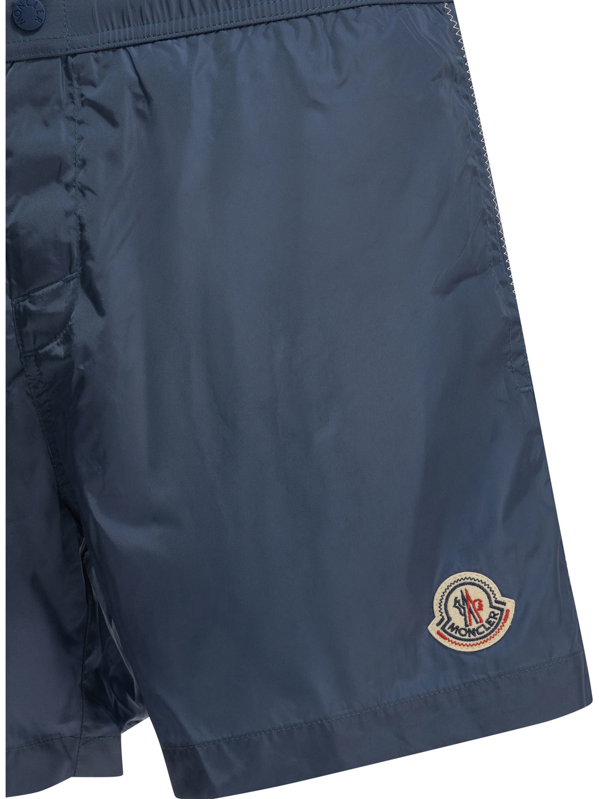 Moncler Swim shorts with logo - Blue