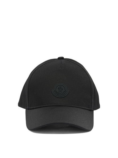 Moncler Baseball cap with logo - Black