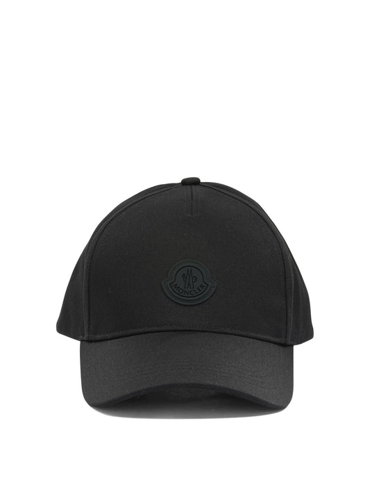 Moncler Baseball cap with logo - Black