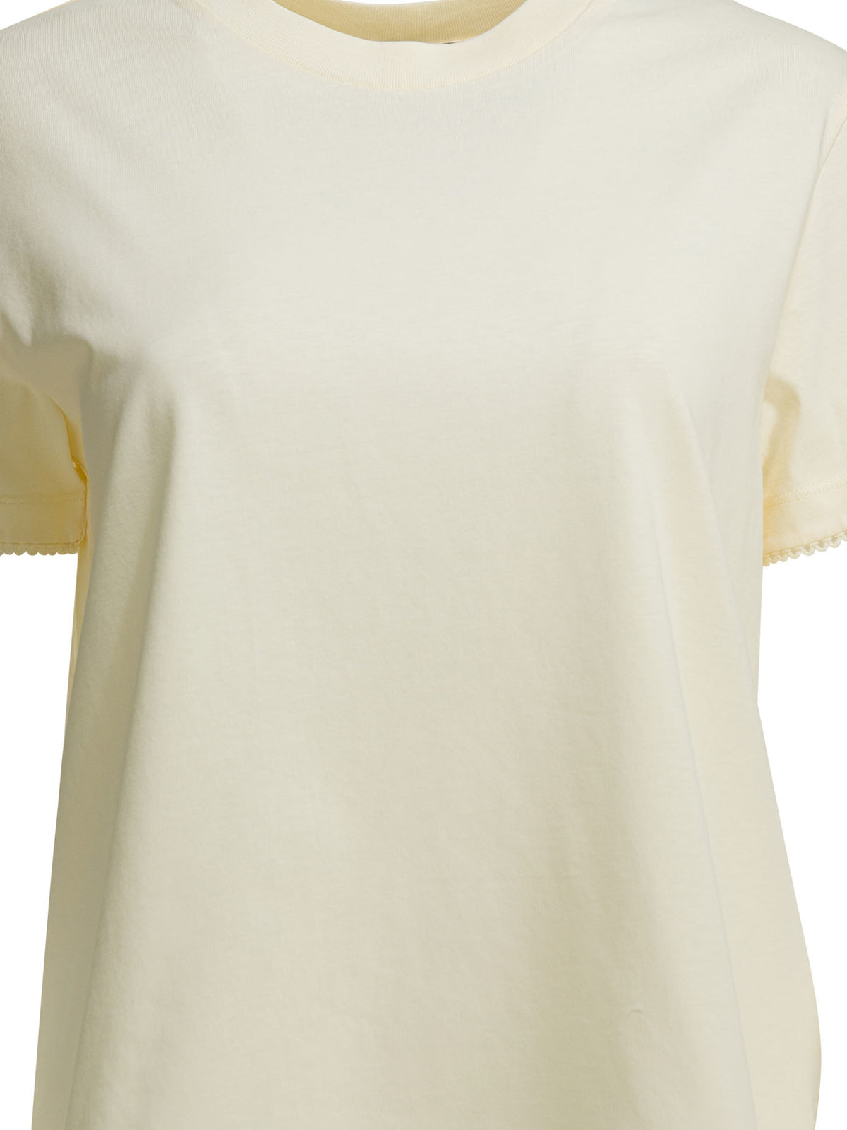 Moncler Crew-neck T-shirt with logo - White